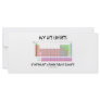 My Life Nothing But Periodic Table Of Elements Rack Card Template