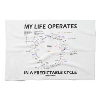 My Life Operates In A Predictable Cycle (Krebs) Hand Towel