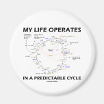 My Life Operates In A Predictable Cycle (Krebs) Fridge Magnet