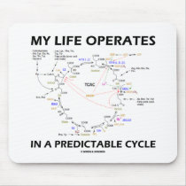 My Life Operates In A Predictable Cycle (Krebs) Mousepads