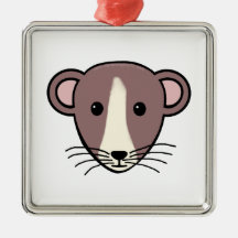 My Lil Rattie Christmas Tree Ornaments