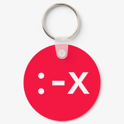 My lips are sealed keychain by marquita575