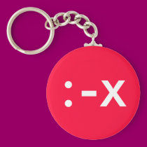 My lips are sealed keychains