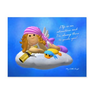 My Little Angel: Adventure postcard