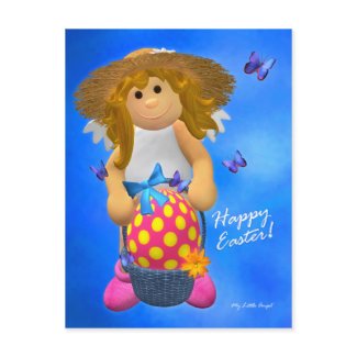 My Little Angel: Easter Greetings postcard