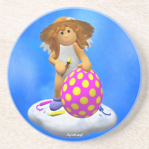 My Little Angel: Easter Time 6 Beverage Coasters