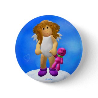 My Little Angel: Friends button