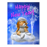 My Little Angel: New Year's Angel postcards