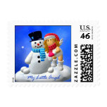 My Little Angel: Snowman stamps
