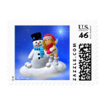 My Little Angel: Snowman Stamps