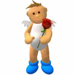 My Little Angel with Rose Photo Sculptures