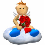 My Little Angel with Roses & Heart Cut Outs