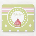 My Little Bakery - Green & Pink Mouse Pad