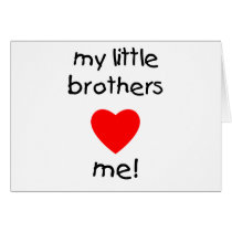 My Little Brothers  Love Me cards