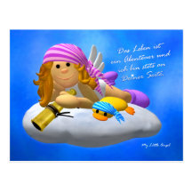 My Little fishing rod: Adventure Postcard