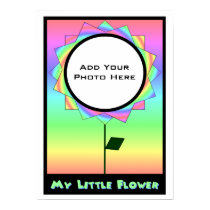 My Little Flower Photo Template 2 posters