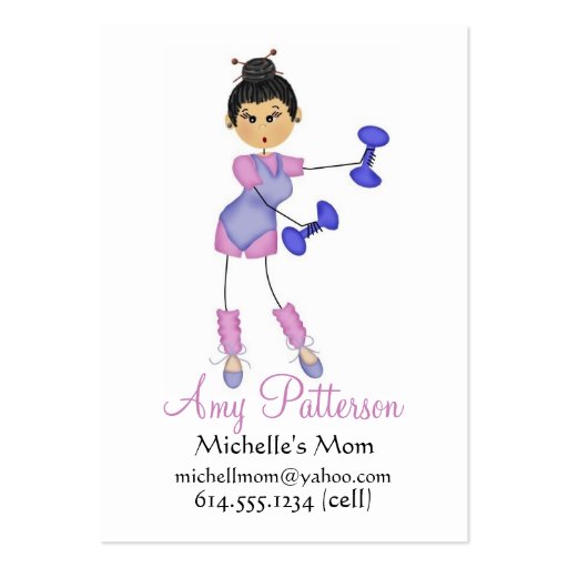 My Little Future Health Instructor Mommy Cards Business Cards