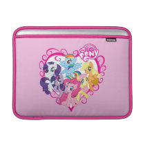 My Little Ponies Heart MacBook Air Sleeves at Zazzle