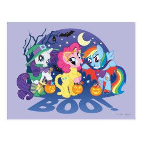 My Little Pony, Halloween Boo Postcard
