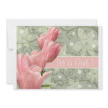 My little tulip 1a baby girl invite