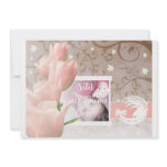 My little tulip 1c baby girl custom invites