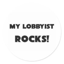 MY Lobbyist ROCKS! stickers