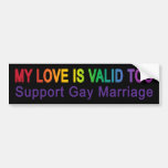 My Love Is Valid Tpp Bumper Sticker
