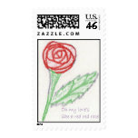 My Love's like a Red Red Rose Stamp My Love's like a Red Red Rose Stamp