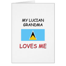 My Lucian Grandma Loves Me Greeting Cards