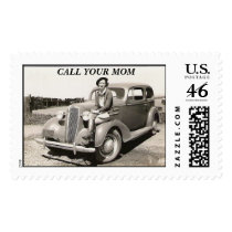 my MA, CALL YOUR MOM postage