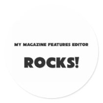 MY Magazine Features Editor ROCKS! Sticker