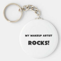 MY Makeup Artist ROCKS! Key Chain
