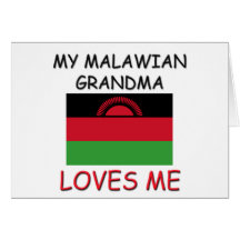My Malawian Grandma Loves Me Card