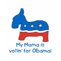 My Mama is Votin' For Obama Kid's Tees t-shirts by naturetees My Mama is Votin' For Obama Kid's Tees t-shirts