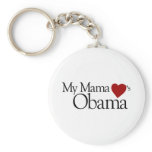 My Mama Loves Obama Keychain