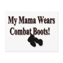My Mama Wears Combat Boots PostCard