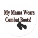 My Mama Wears Combat Boots Sticker