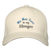 My Man Cave is my Hanger Hat Embroidered Baseball Caps