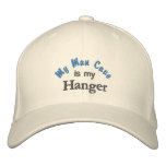 My Man Cave is my Hanger Hat Embroidered Baseball Caps