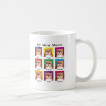My Many Moods Coffee Mugs