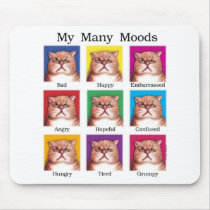 My Many Moods mousepads by gailgastfield My Many Moods mousepads