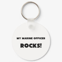 MY Marine Officer ROCKS! keychains by professions MY Marine Officer ROCKS! keychains