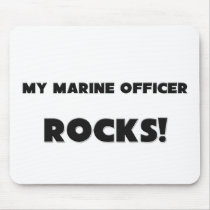 MY Marine Officer ROCKS! mousepads