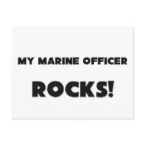 MY Marine Officer ROCKS! postcards by professions MY Marine Officer ROCKS! postcards