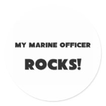 MY Marine Officer ROCKS! stickers by professions MY Marine Officer ROCKS! stickers
