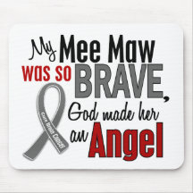 My Mee Maw Is An Angel 1 Brain Cancer Mouse Pad