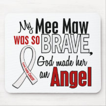 My Mee Maw Is An Angel Lung Cancer Mouse Pad