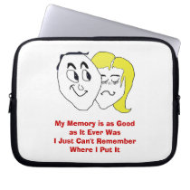 My Memory is as Good as It Ever Was Computer Sleeve