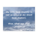 My Memory Postcard postcard