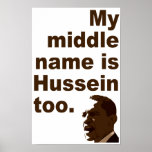 My Middle Name is Hussein Too Poster posters
